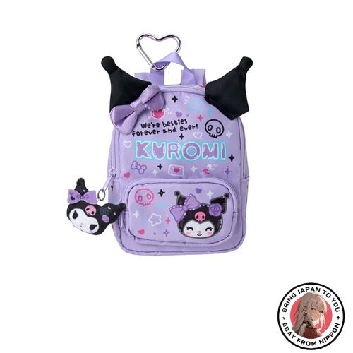 Sanrio Backpack-Style Pouch #Sanrio Gakuen Kirameki Matsuri Kuromi Polyester PVC