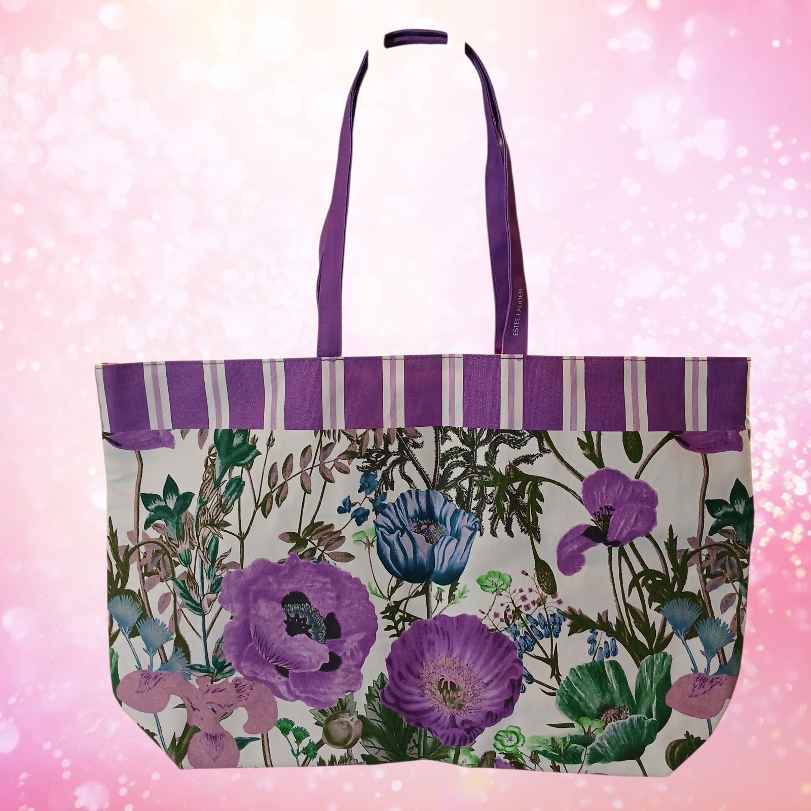 Heavy Duty Decorative Tote Bags, Lot of 3, 19″x13″ Great for Shopping Never Used