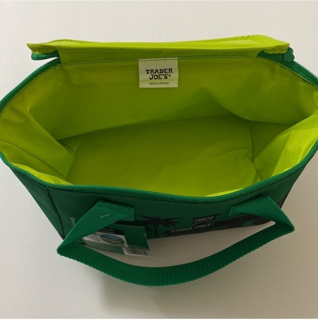 Trader Joe’s Mini Insulated Cooler Tote Lunch Bag Green