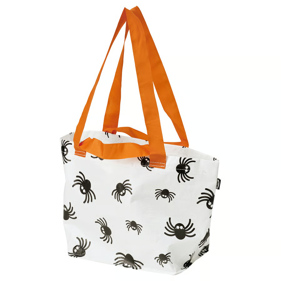 IKEA Spider Shopping Bag, KUSTFYR-Halloween,10 ¾x7x10 ¾ ” 440 OZ New 1PC
