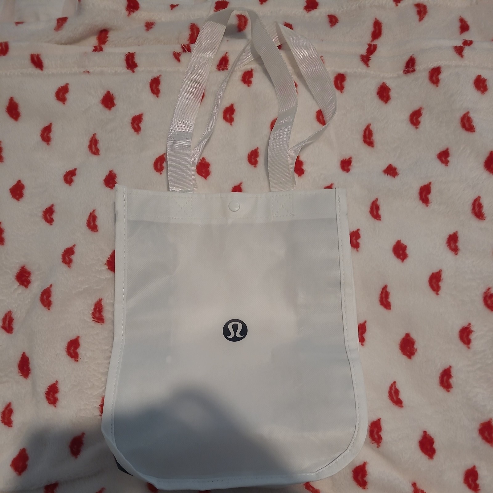 Lululemon Reusable White EMPTY BAG 9.5in x 11.5in