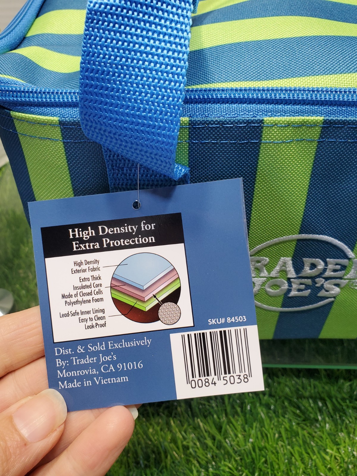 Trader Joe’s Summer 2026 Mini Insulated Tote Bag Neon Lime 1.5 Gallons 🔵🌴NEW