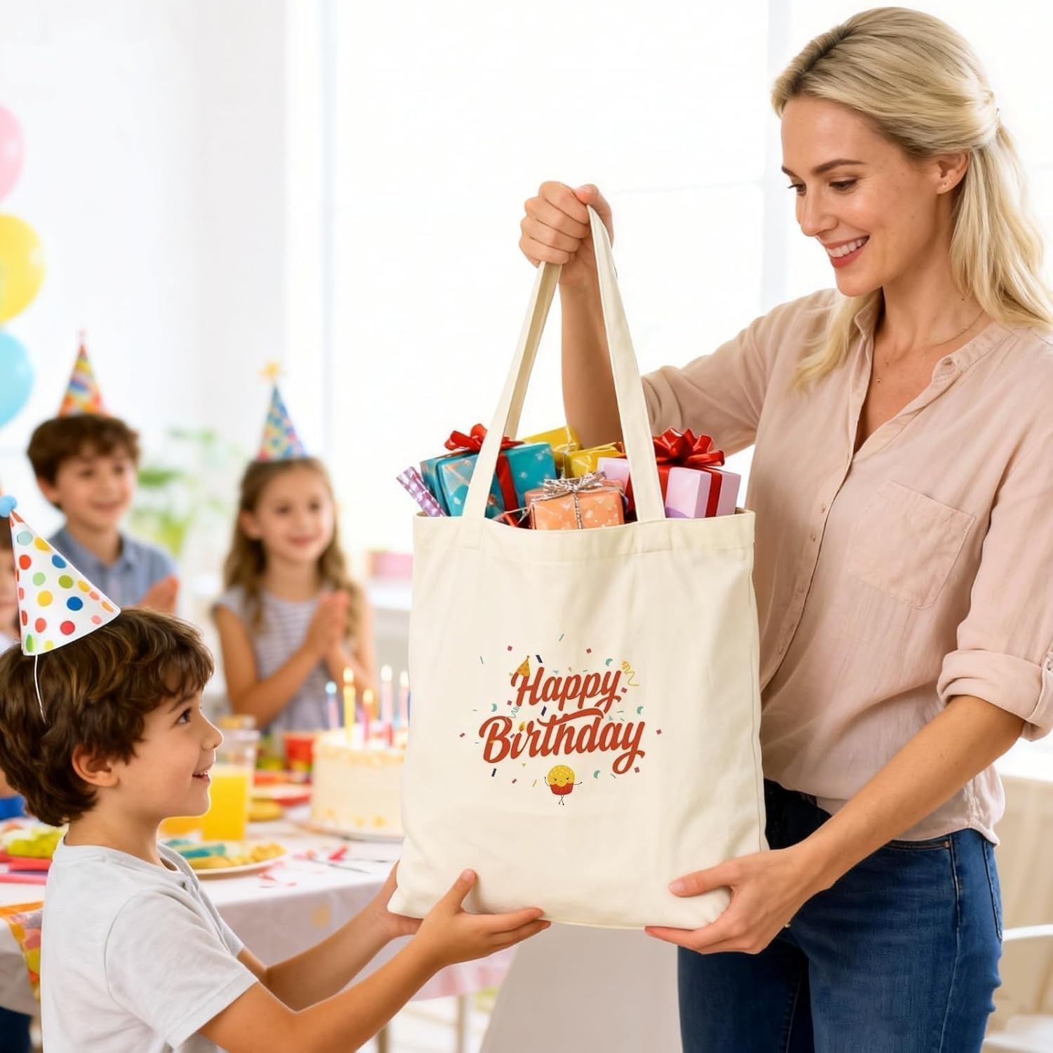 24 Pack Canvas Tote Bags for Sublimation, Painting, HTV – 10oz Non-Shrink Thi…