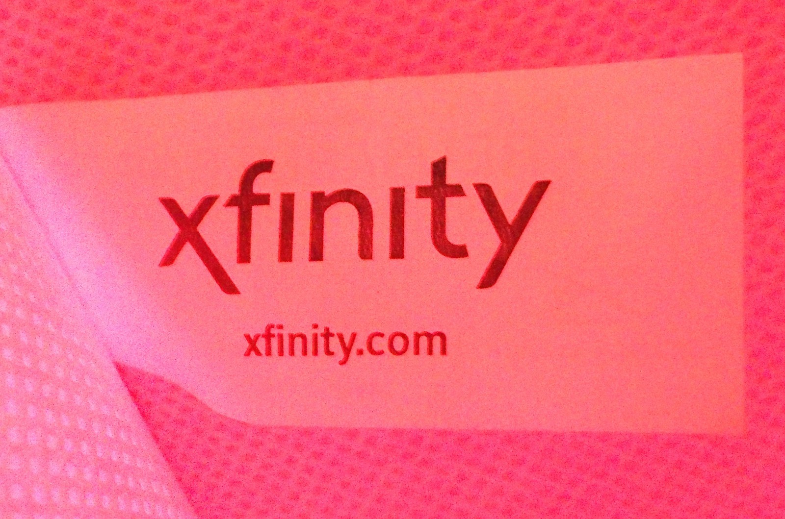 Xfinity Reusable Nylon Logo Tote Bag in Red/Size 12” x 10” x 4.5”