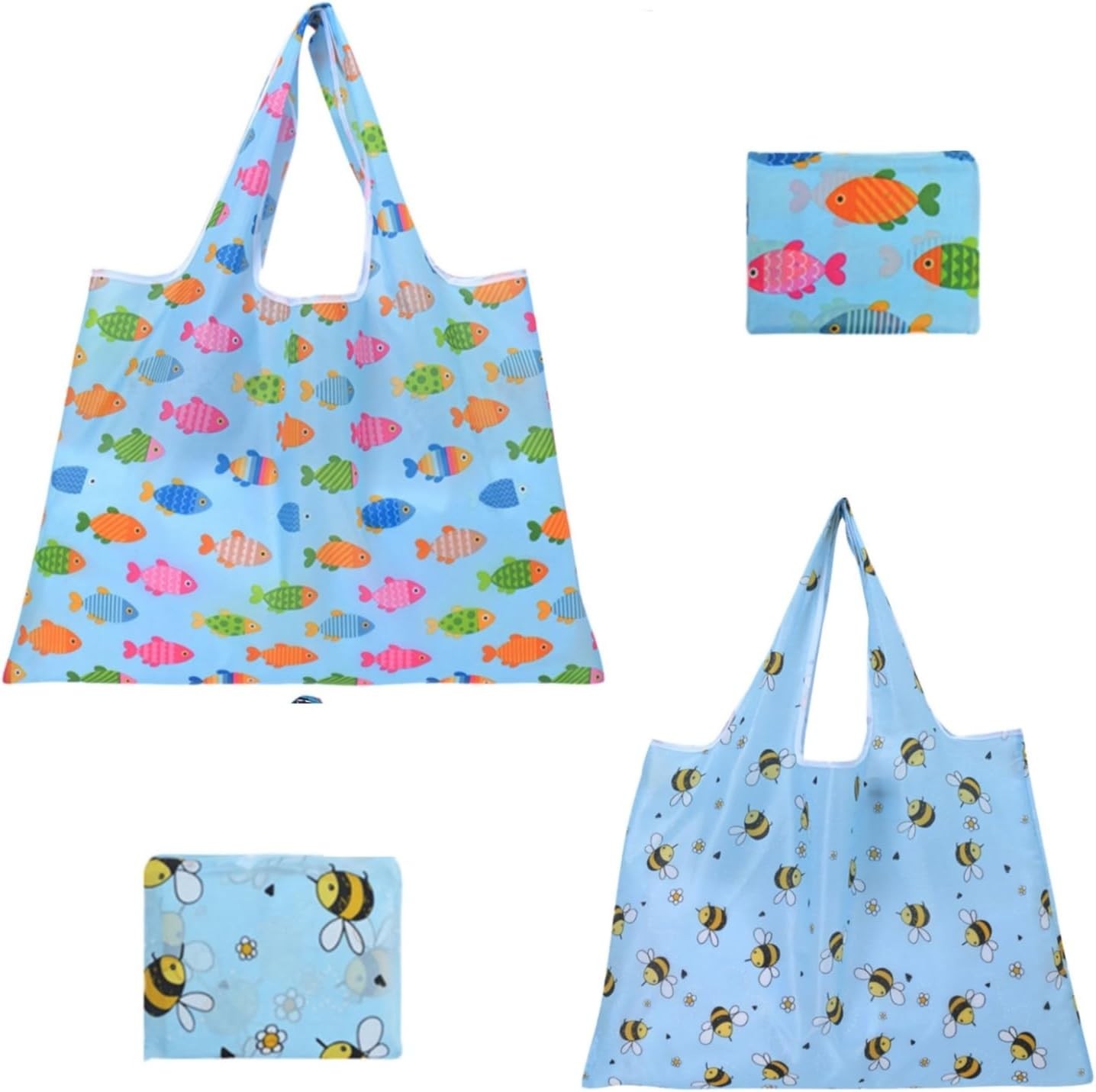 Washable Polyester Grocery Bags – Extra Large 50lbs, Eco-Friendly and Foldable