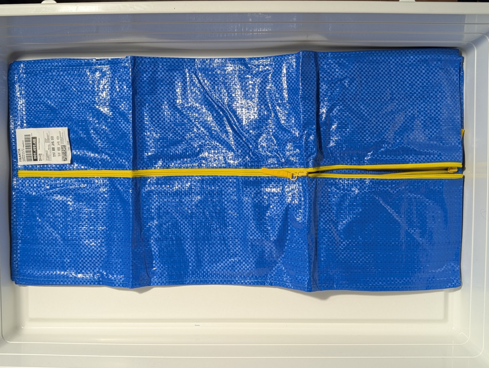 Ikea FRAKTA Zippered Storage Bag Laundry, 20 gallon 901.491.48 – NEW – Genuine