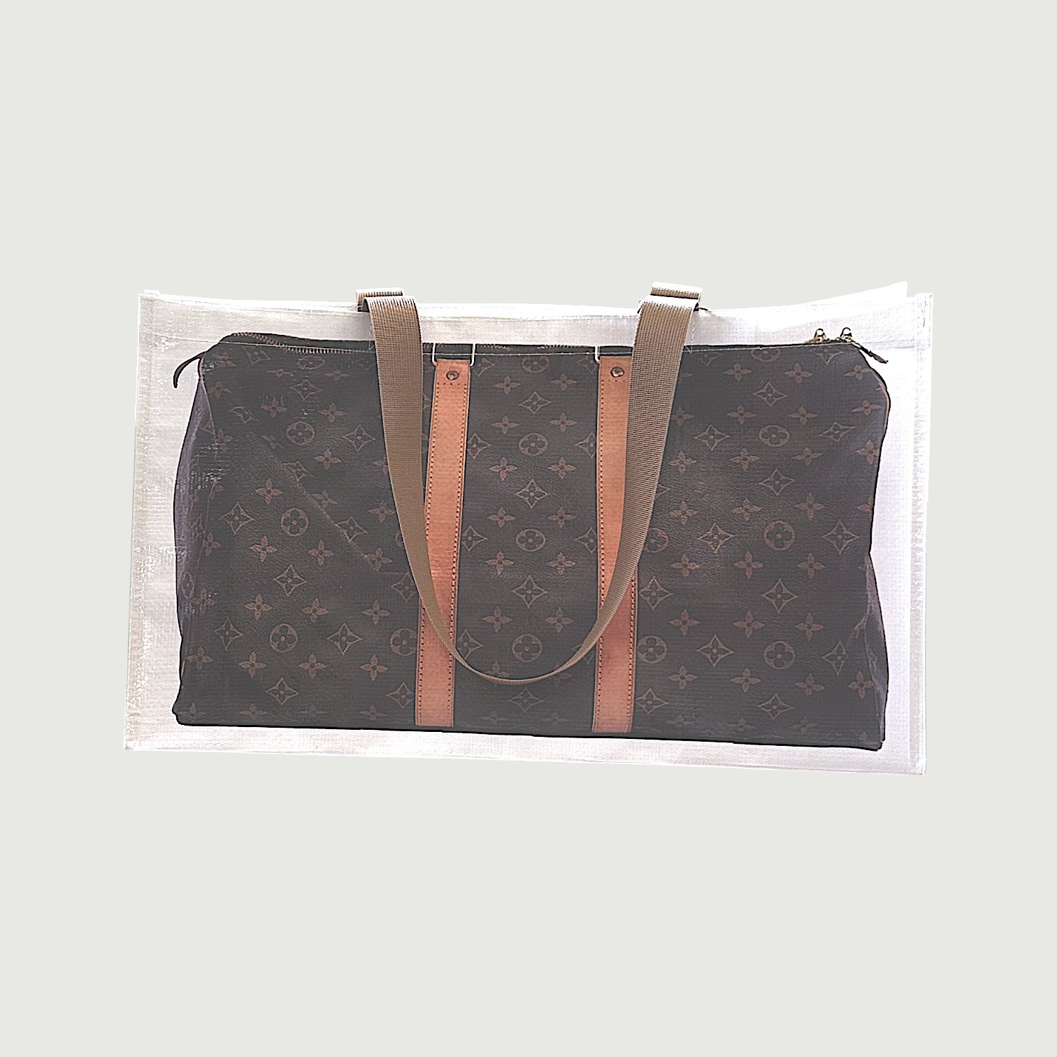 Luxe Inspired Reusable Tote, Polypropylene, Large Size: 20″ x 12″ x 8″