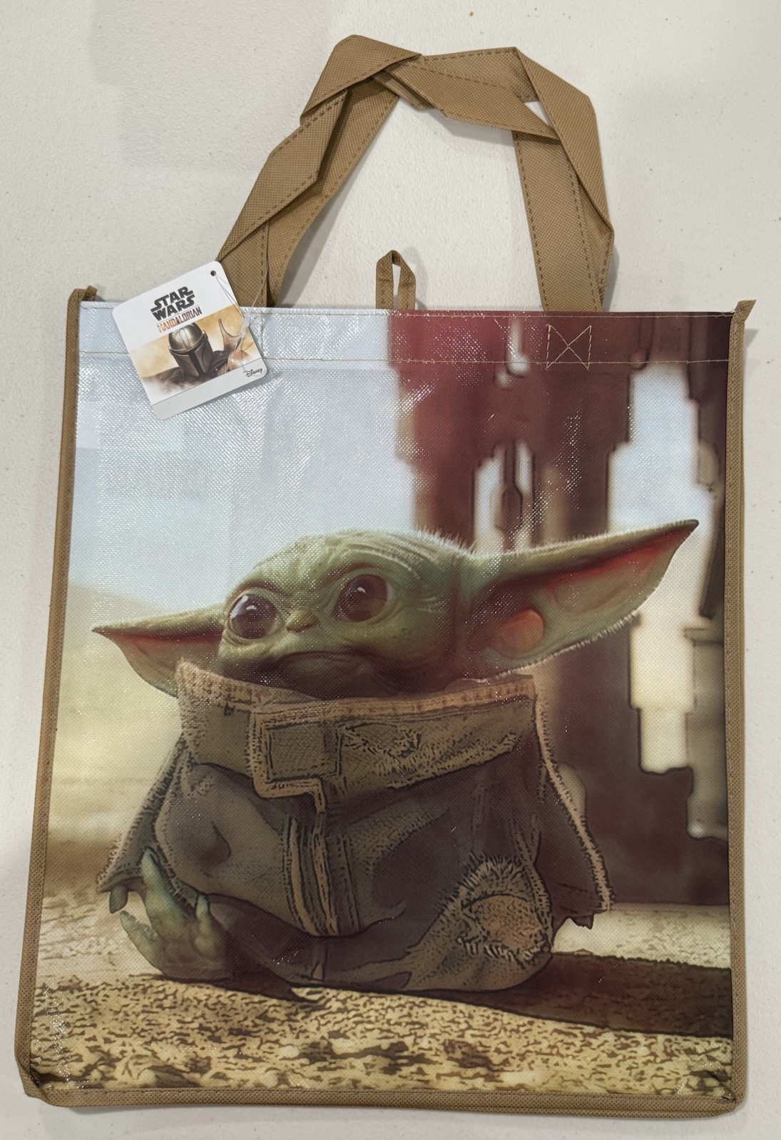 Star Wars Baby Yoda The Child Mandalorian Grogu Reusable Tote Gift Grocery Bag