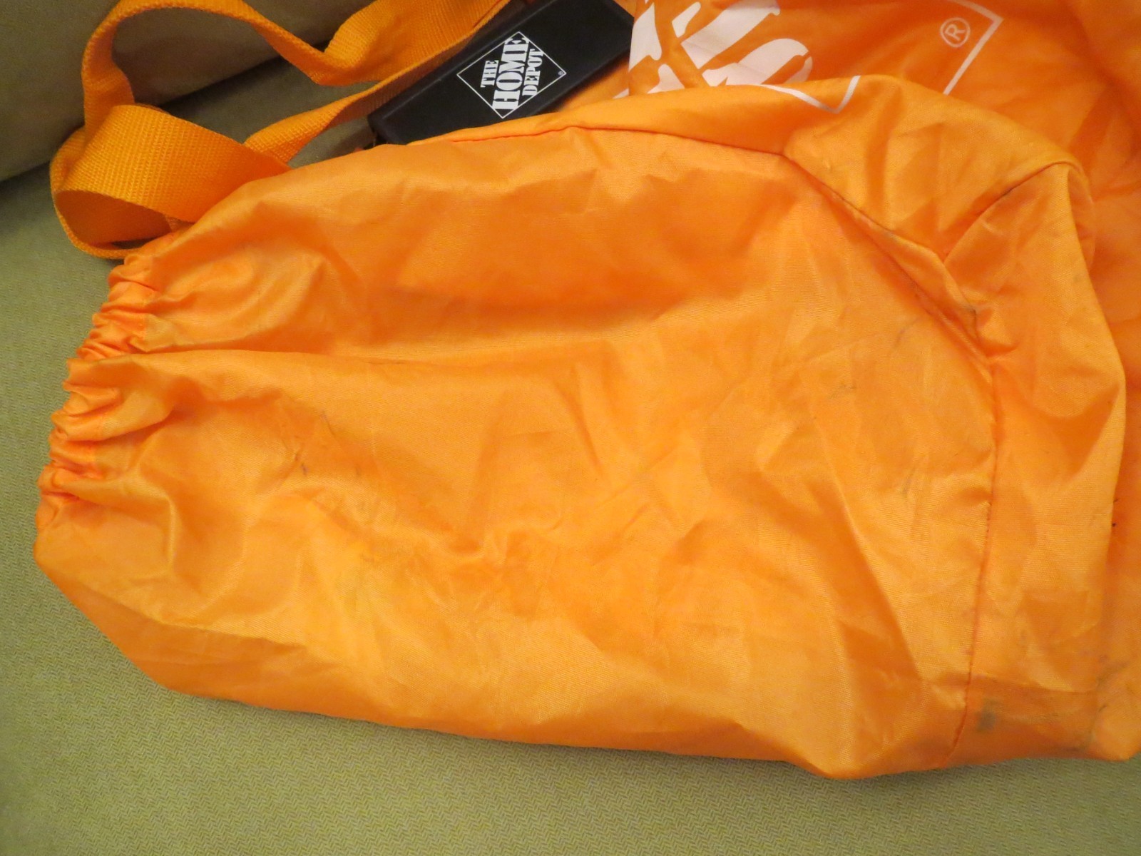 Home Depot Carryalls Heavy Duty Reusable Bag, Attach to Shopping Cart, SEE NOTES