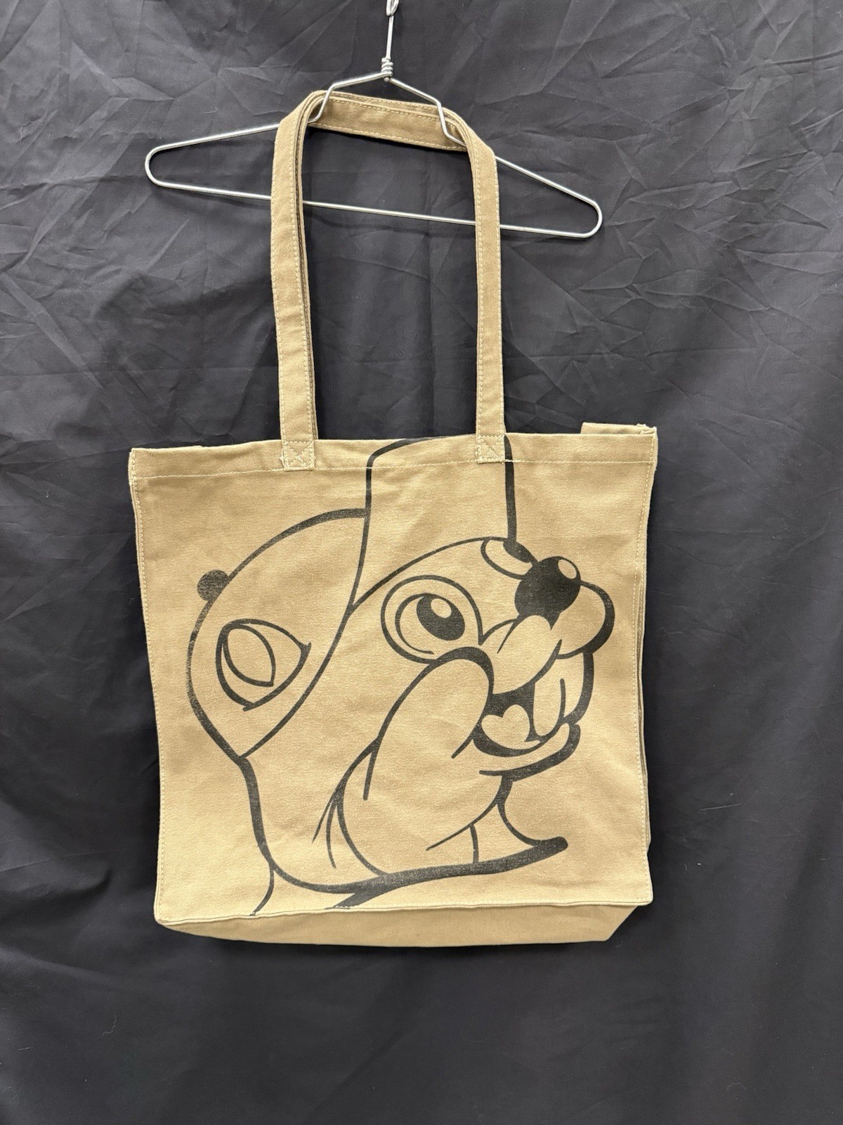 Buc-ee’s Heavy Duty Brown Canvas Large Market Tote Reusable Shopping Bag New NWT