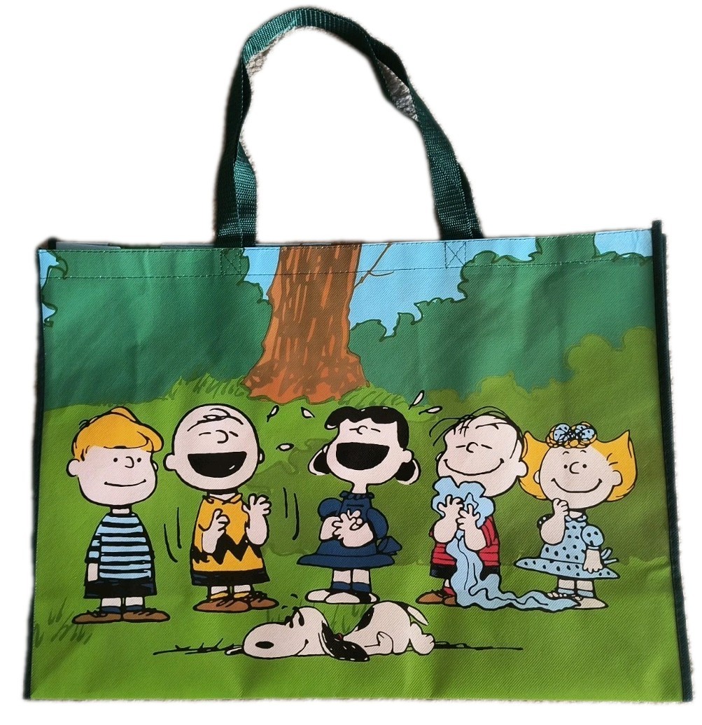 Peanuts Snoopy & the Gang XL Reusable Tote/Shopping/Gift Bag NWOT! Free Ship!