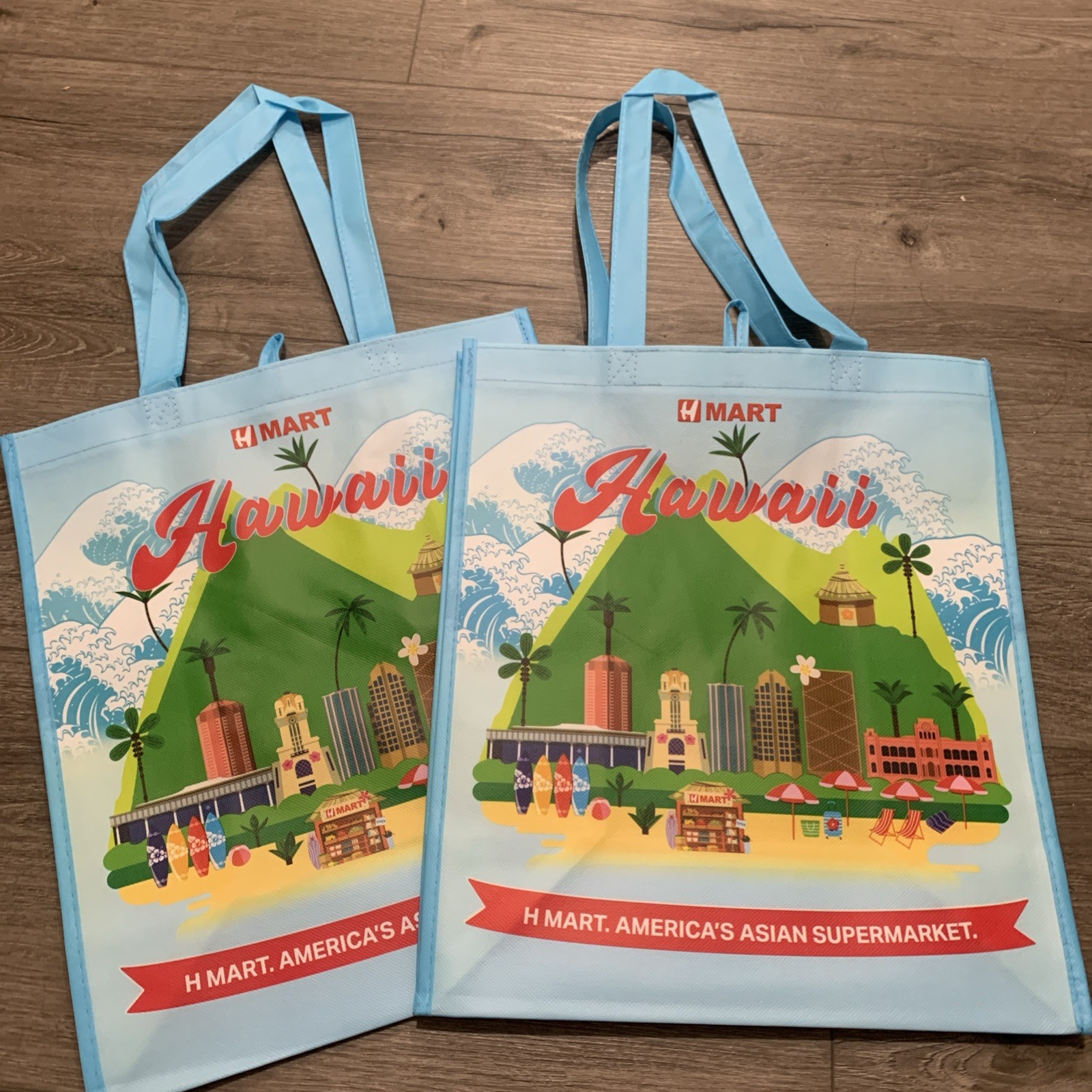 A Set Of 2 Hmart State Bags Hawaii – Collectible Shopping Bags