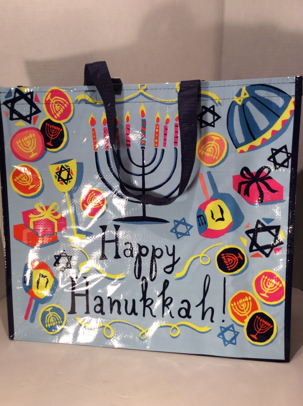 New XL Hanukkah Shopping Bag /Judaica Reusable Tote Bag – Marshalls
