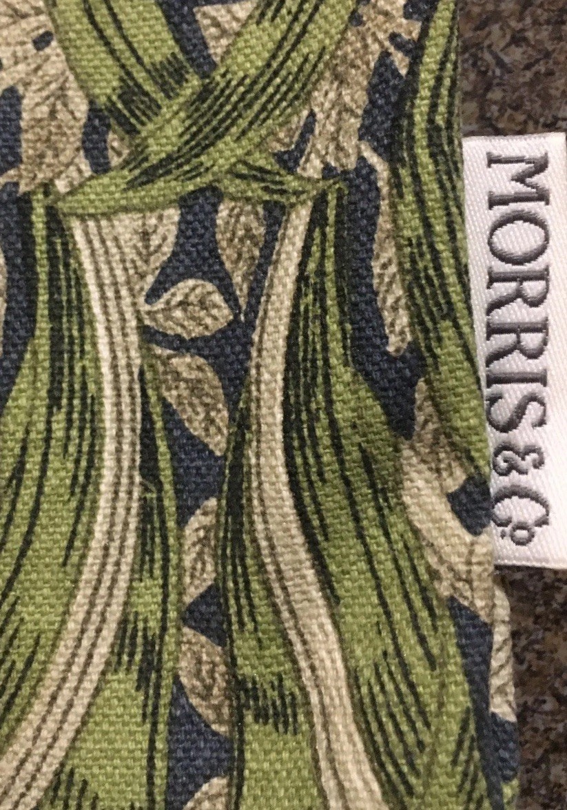 NEW William Morris and Co. Canvas Tote Bag Pimpernel Stickley Style Green Floral