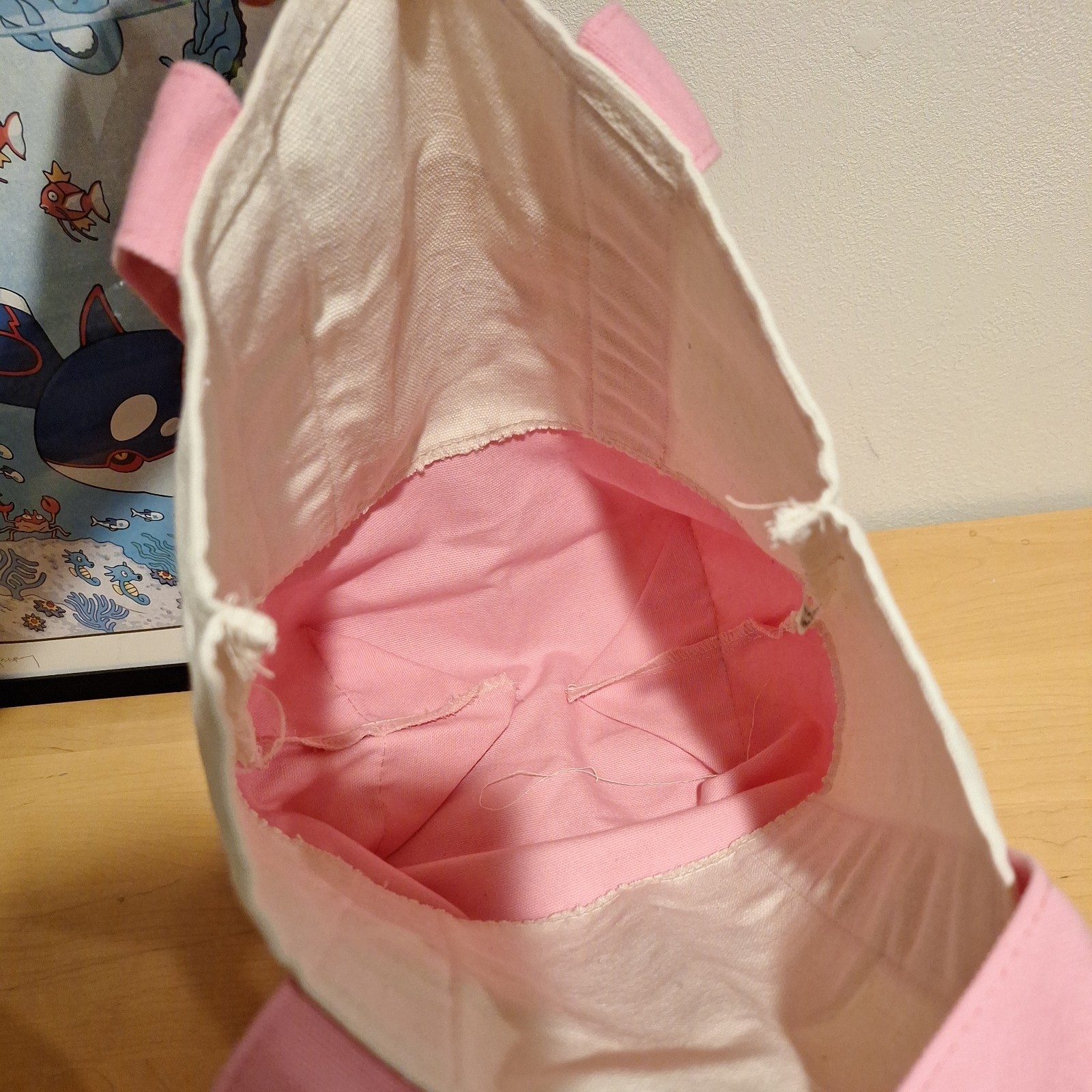 Trader Joe’s Mini Pastel Canvas Tote Bags (Spring 2026) – PINK
