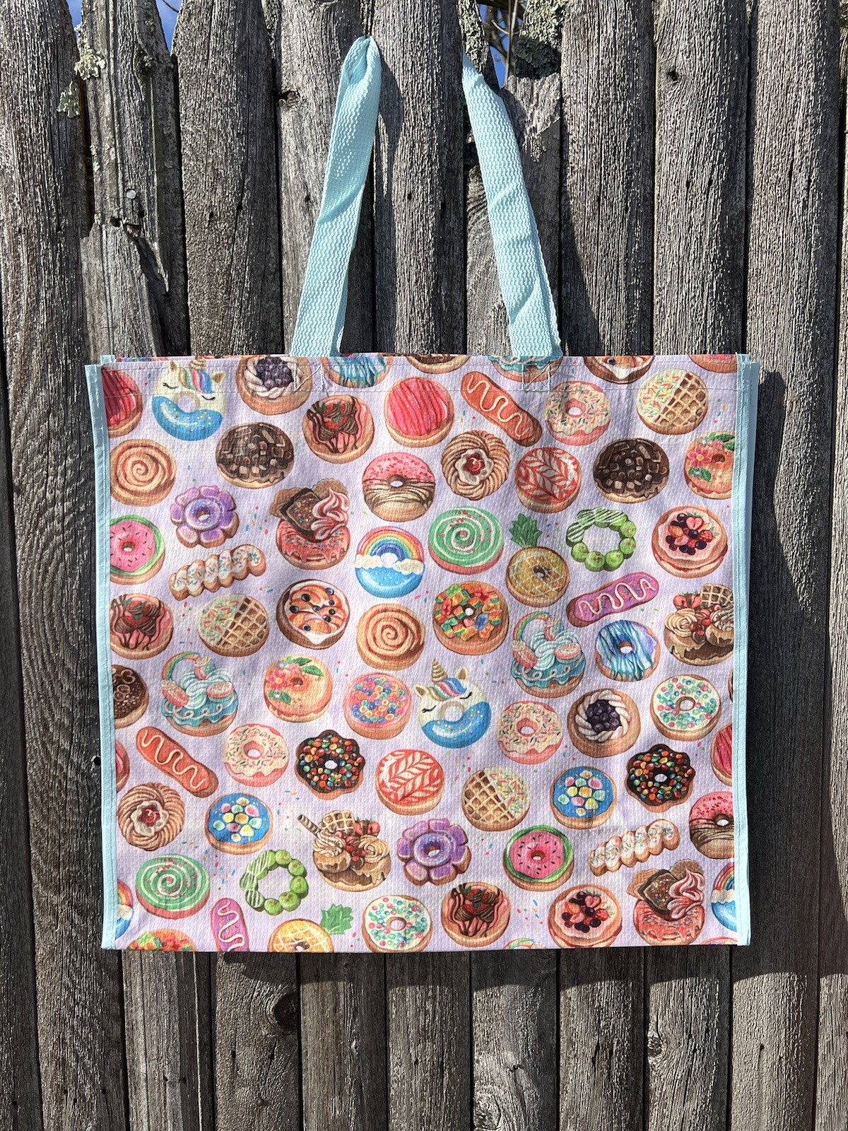 DESERT COOKIES 🍪 Large Reusable Shopping Bag TJ Maxx Eco Friendly Tote Bag