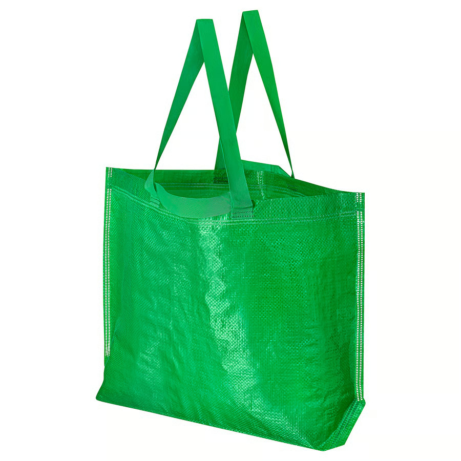 IKEA AURTIENDE Green Medium DurableReusable ShoppingBag 17 ¾x7x17 ¾ “-10 Gal New