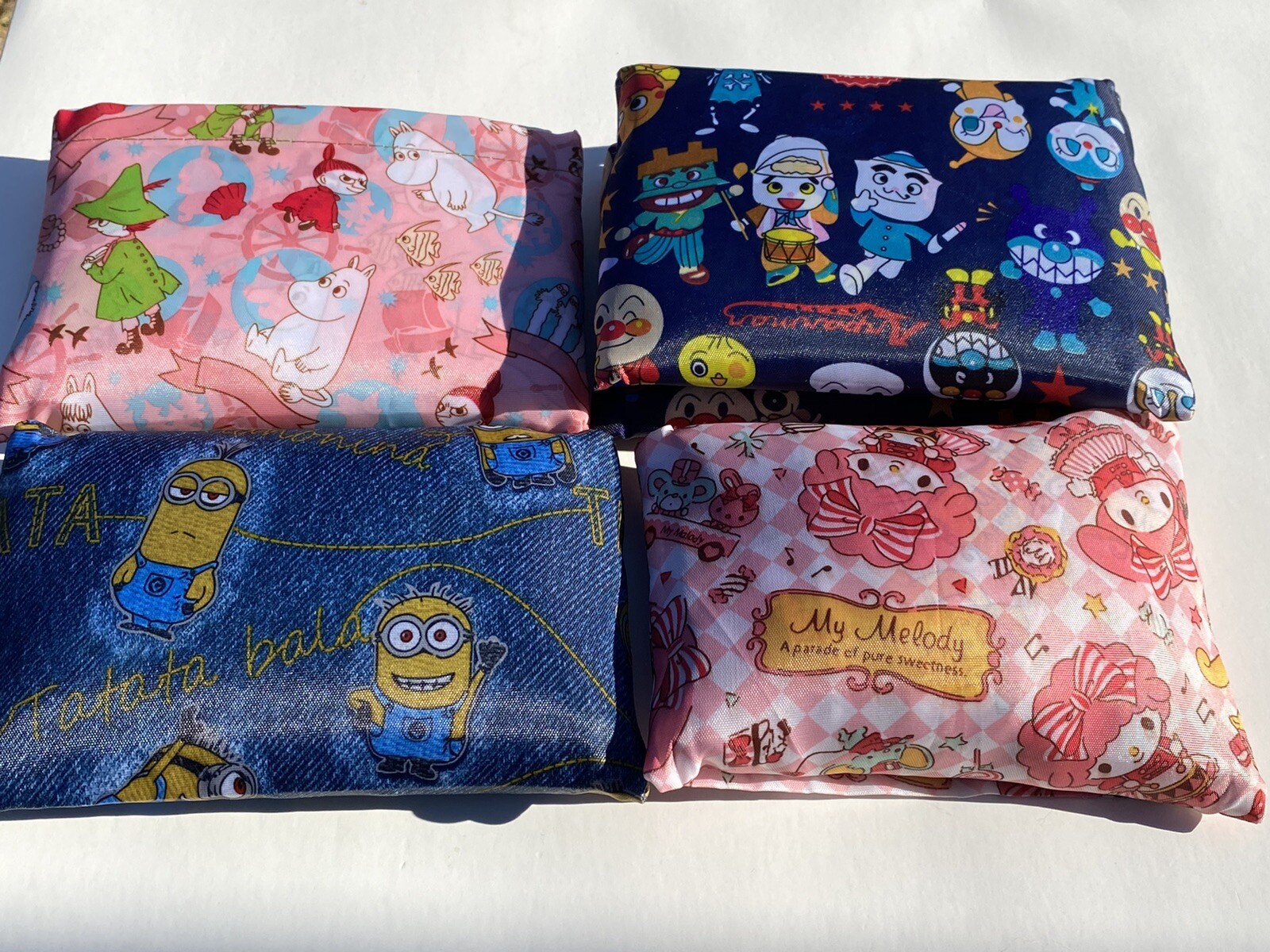 Cartoon Eco Foldable Shopping Nylon Reusable Grocery Recycle Tote Bag USA SELLER