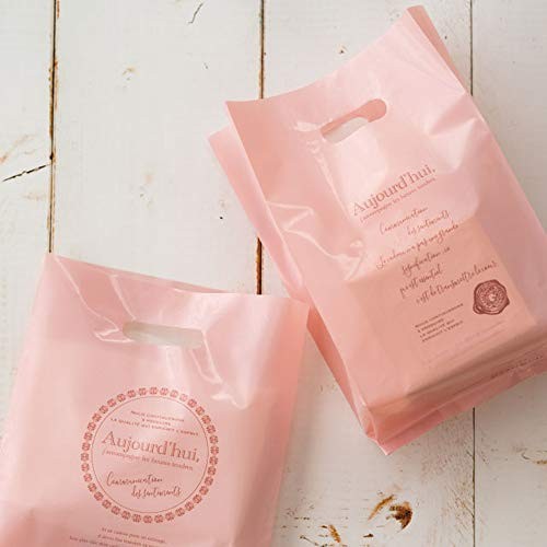 HEADS TEN-MG Made in Japan Pink 20 x 33 x 10 cm Turndle Gusseted Carry-Out Bags