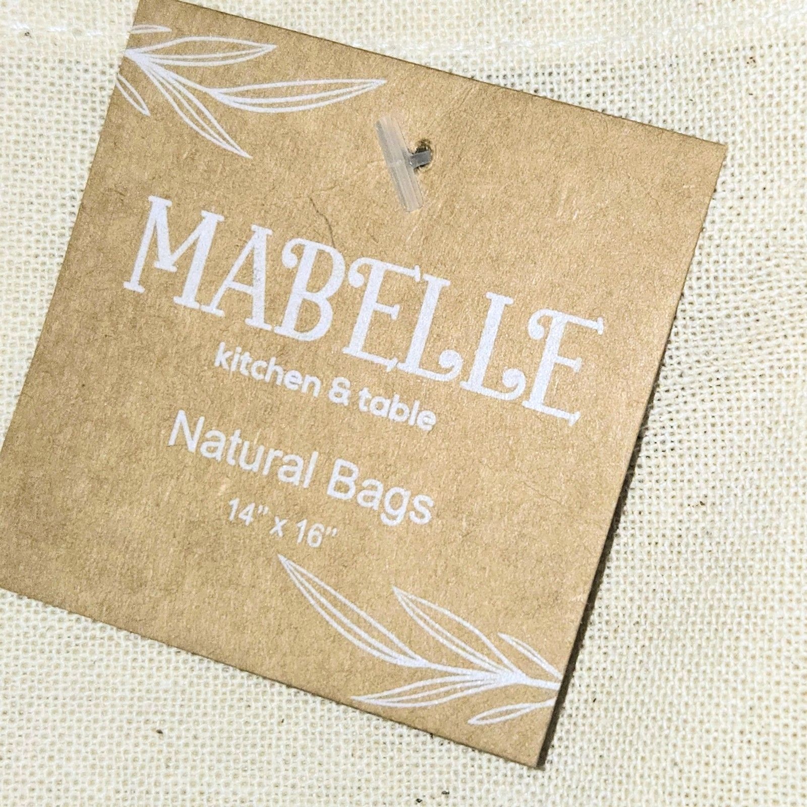 MABELLE CANVAS REUSABLE SHOPPING BAG “Easily Distracted By Dogs” NEW NWT