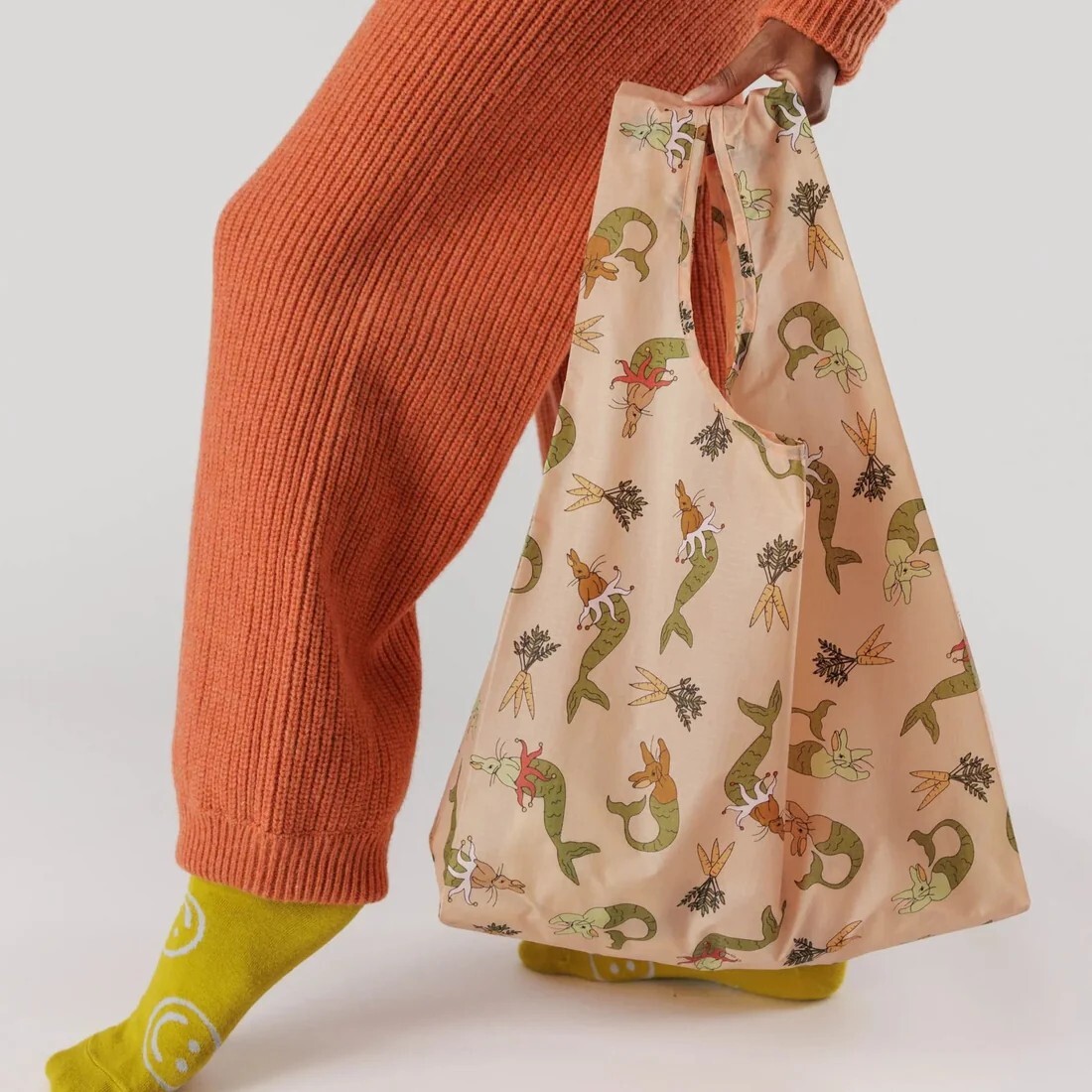 NWT Baggu Standard Reusable Bag Merbunny US seller Sold Out Rare H2F