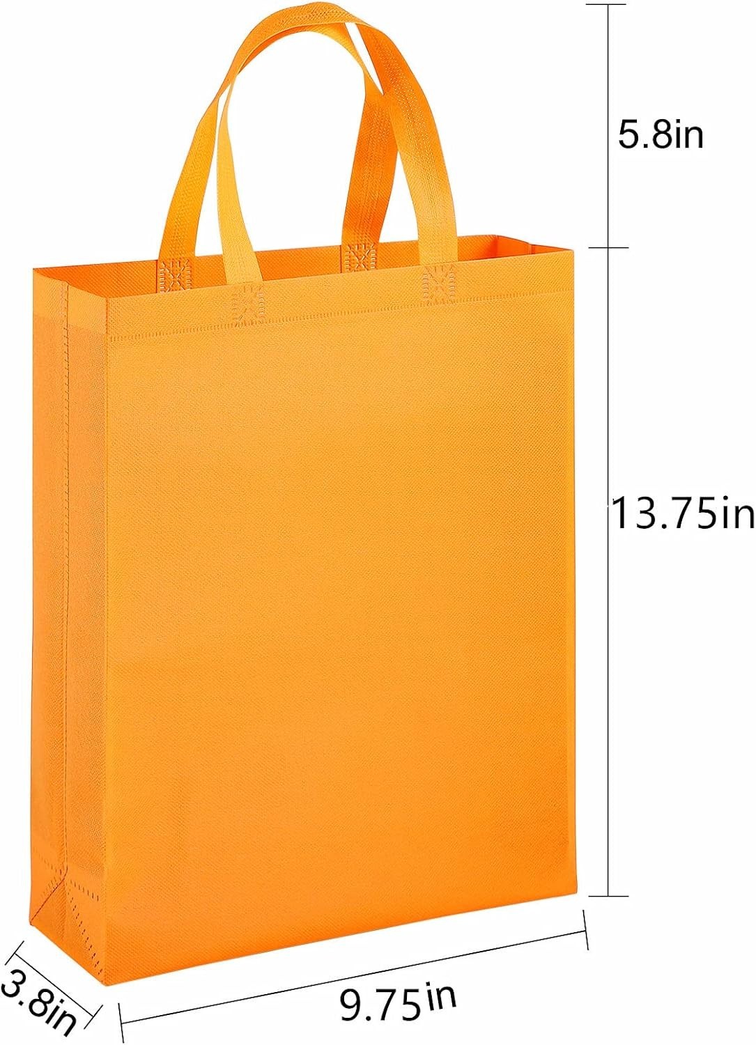 Supersize 14 Pack Reusable Non Woven Gift Bags with Handles Party Fabric Tote…