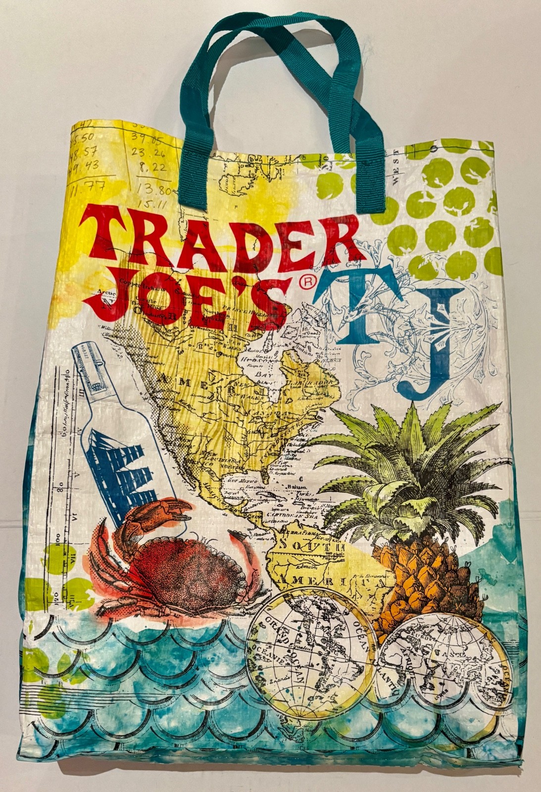 Trader Joe’s Texas Reusable Tote Polypropylene Bag 6Gal Used Once Destination TJ