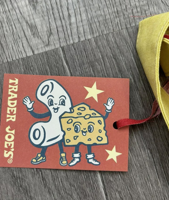 Trader Joe’s NEW CHEESE BAG NWT 80578 19″Wx14″Hx 24″H w/handles x 4″D(L12