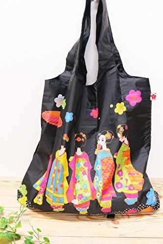 Matsumi Kougei Maiko Kyoto Japan Souvenir Eco Bag Reusable Shopping Tote 47x45cm