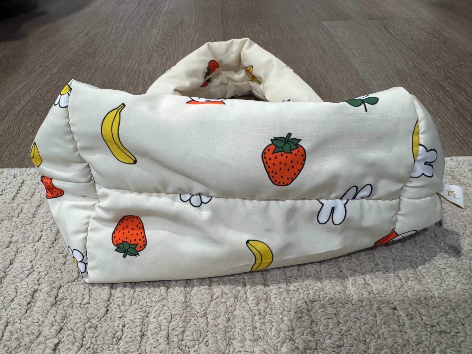 Miffy Puffy Tote Rope Picnic Eco Picnic Bag Friends Used HTF Rare Puffy