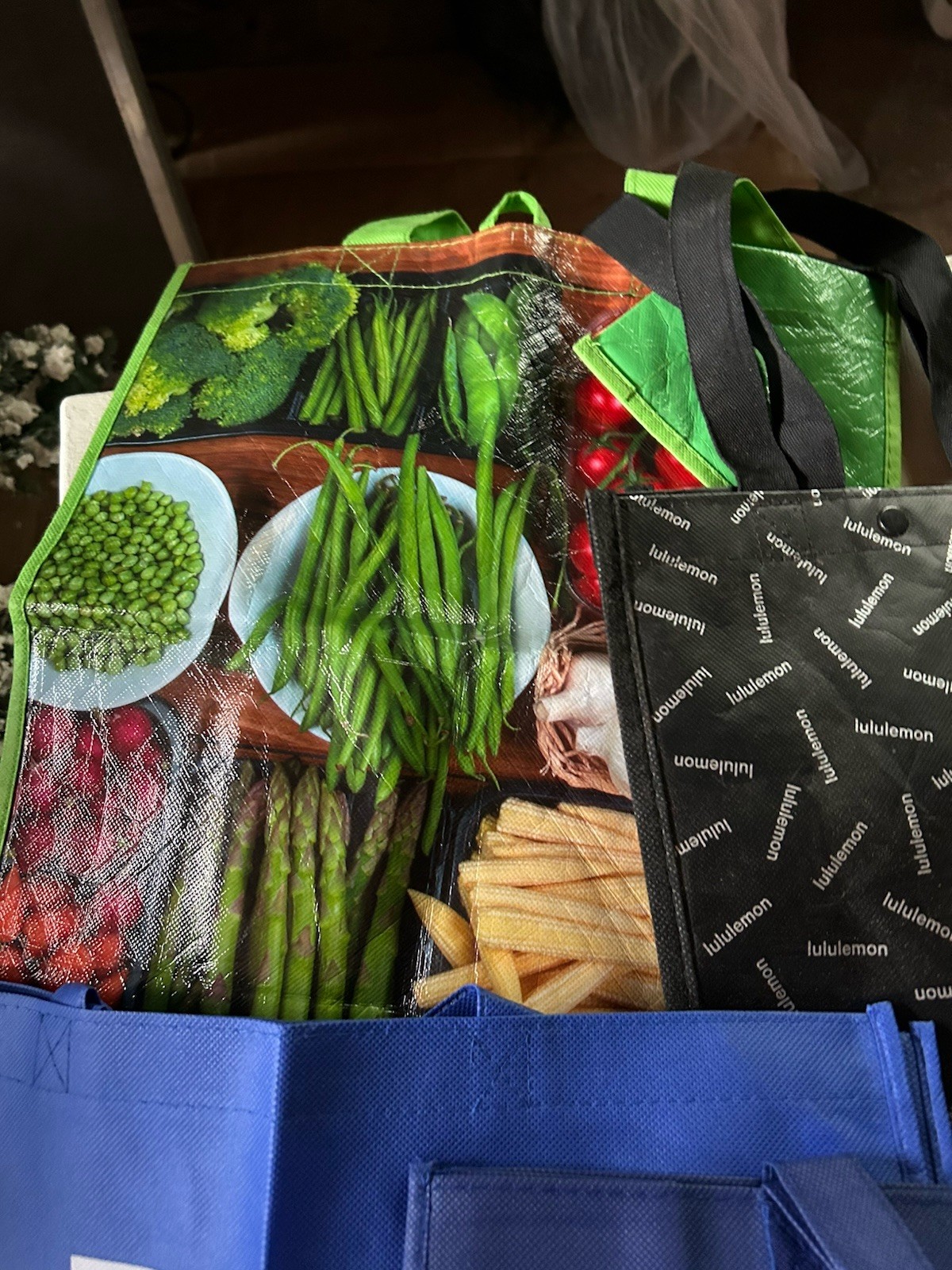 Tote Bags Lot Of 5 Miscellaneous Sizes