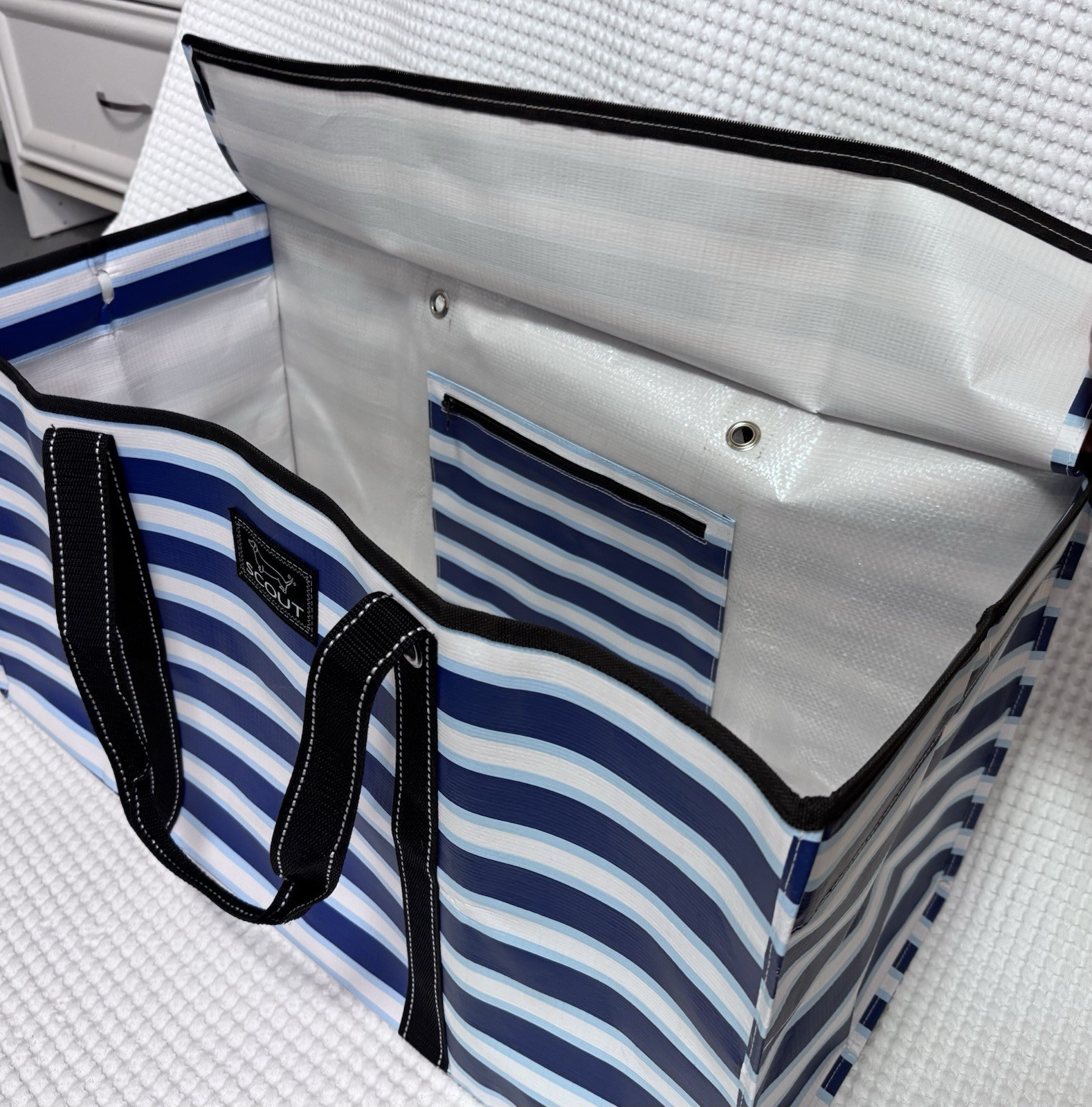 SCOUT NEW Errand Boy Zip Tote XXL Reusable Utility Bag Beach Folds NWOT