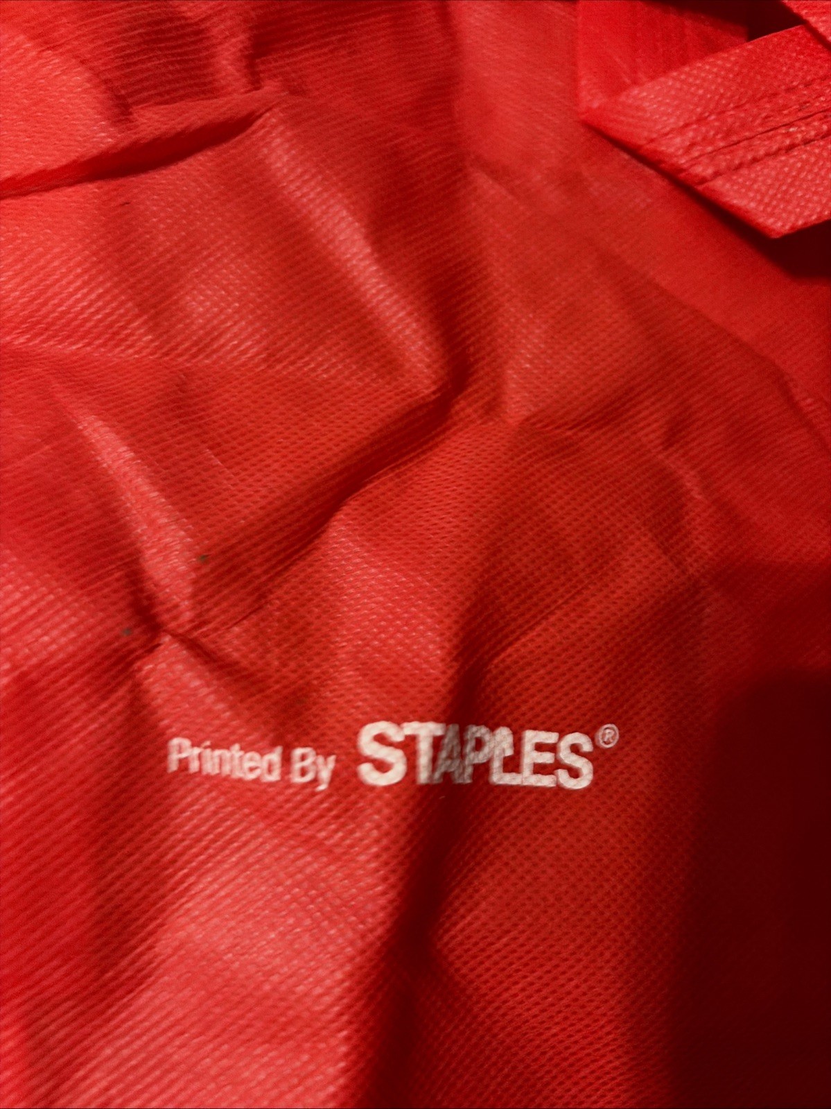 2 Staples Teacher Appreciation Reusable Bags Shopping, Used Only A Few Times
