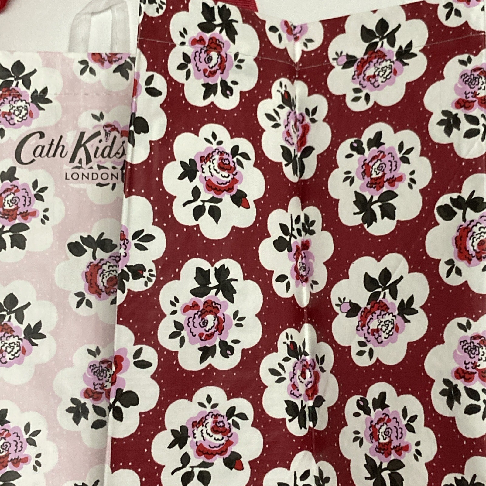 Tesco Cath Kidston Flower Bag Tote Rose Floral Pink White Red 2023 New