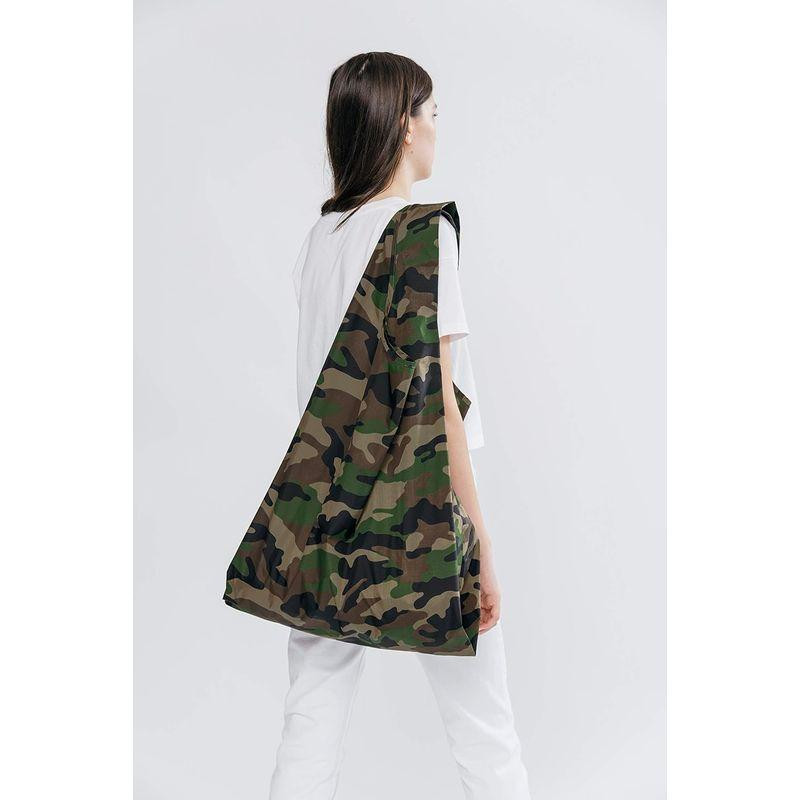BAGGU Big Size 53x47x16.5cm Camouflage Reusable Shopping Eco Bag Japan New