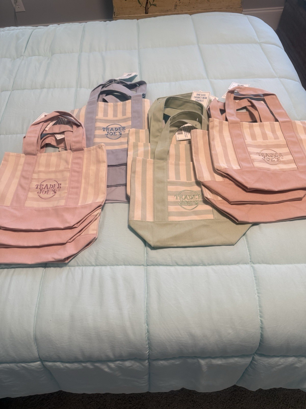 Lot of Trader Joe’s Totes. 3 Sets Total 12