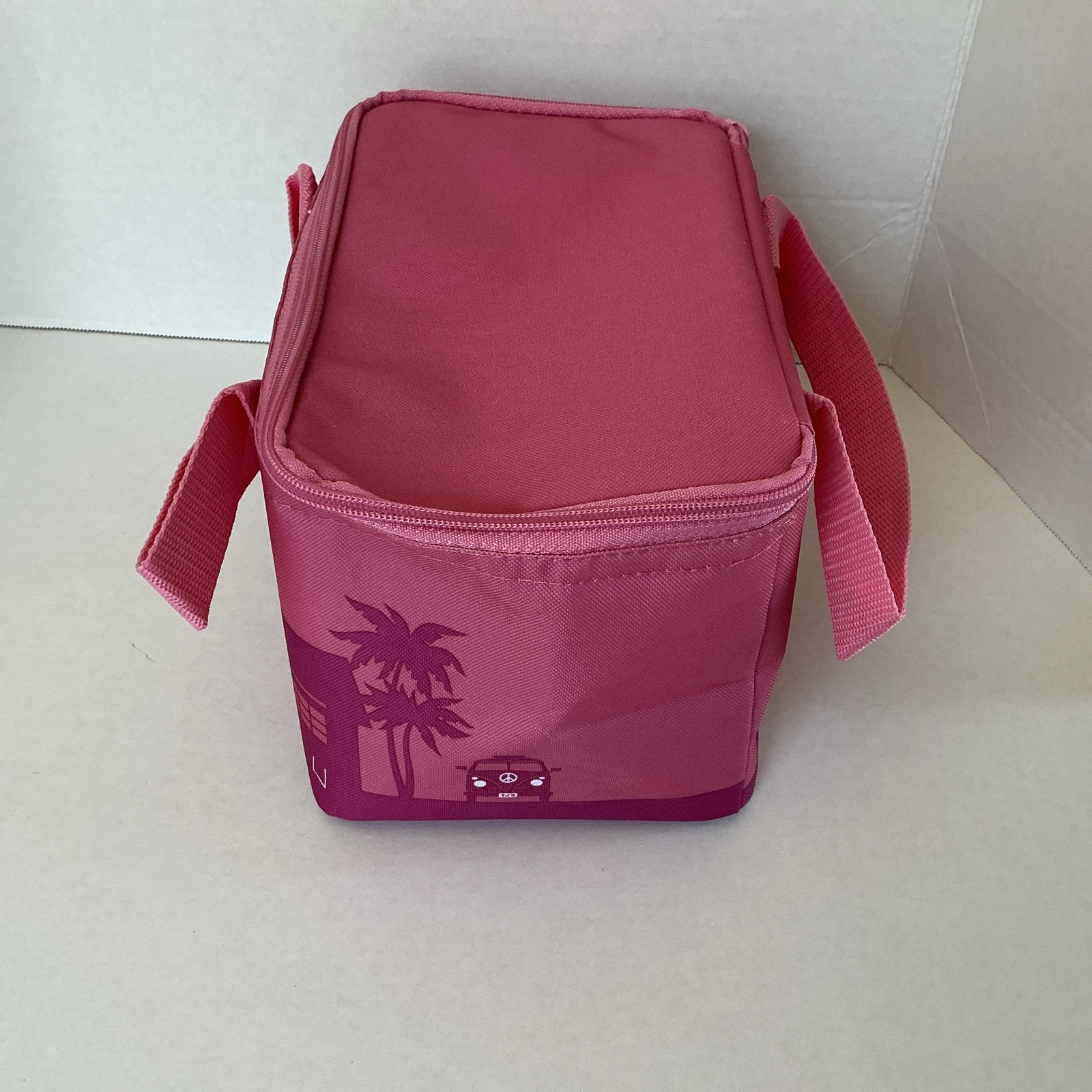 Trader Joe’s Pink Insulated MINI Cooler Reusable Lunch Bag NWT SKU #80244