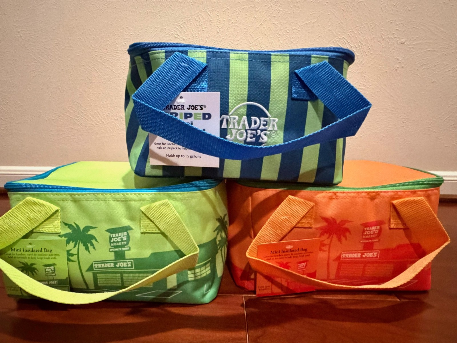 BRAND NEW Trader Joe’s Summer Fun Mini Insulated Tote!! 100% Positive Seller!!