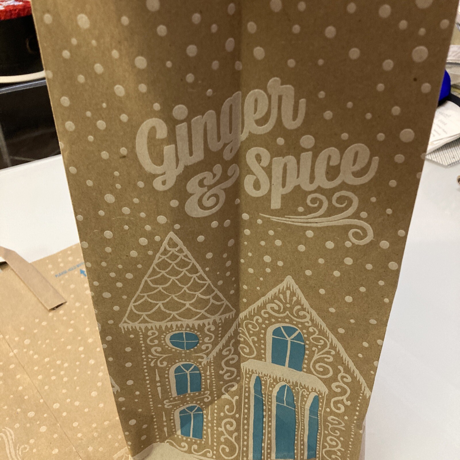 Trader Joe’s Bag Holiday 2022 Set of 2 Paper Grocery Shopping Winter Edition
