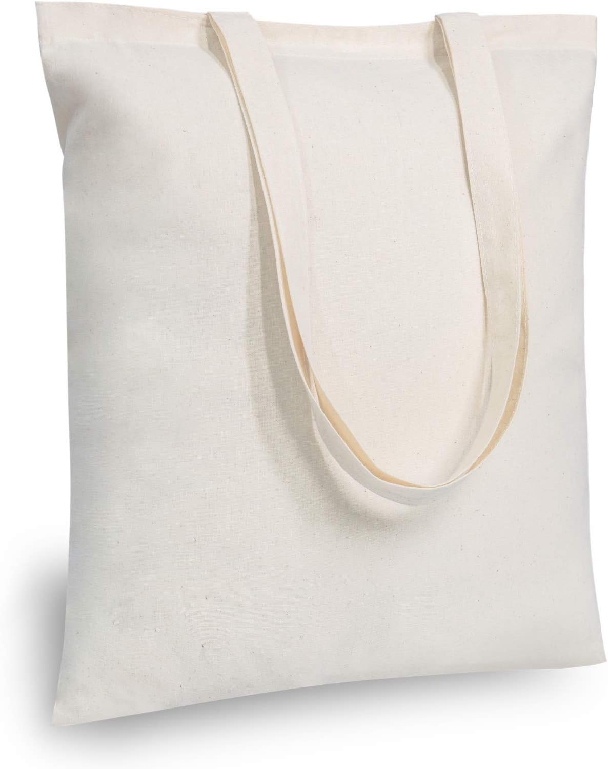 192 Pack Cotton Tote Bags TOPDesign 16×15 Medium