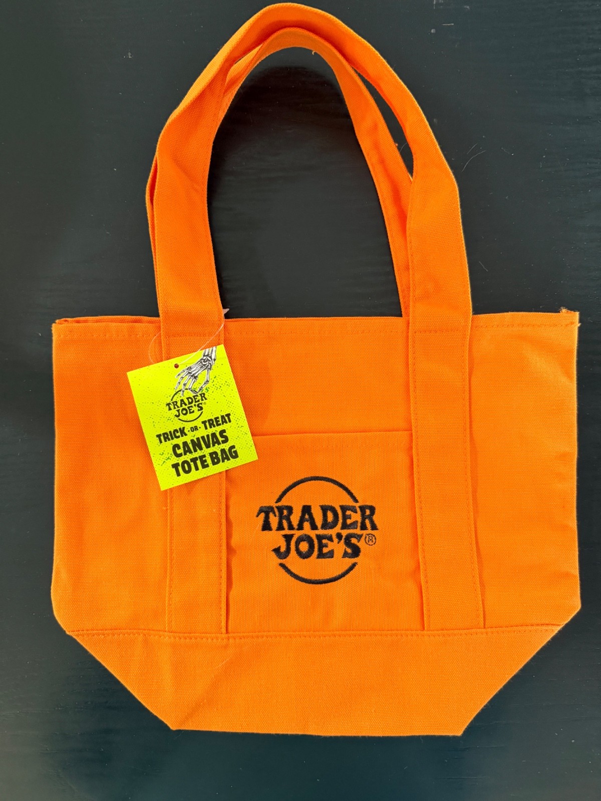 Trader Joe’s Mini Canvas Tote Bag~Limited Edition~Free Shipping~Pick Your Color!