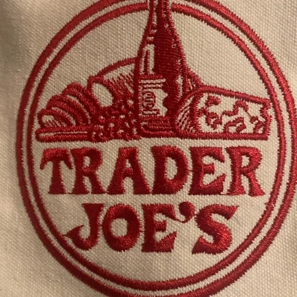 NEW Trader Joe’s Logo Canvas Shopping Bag Cotton & Polyester Reusable