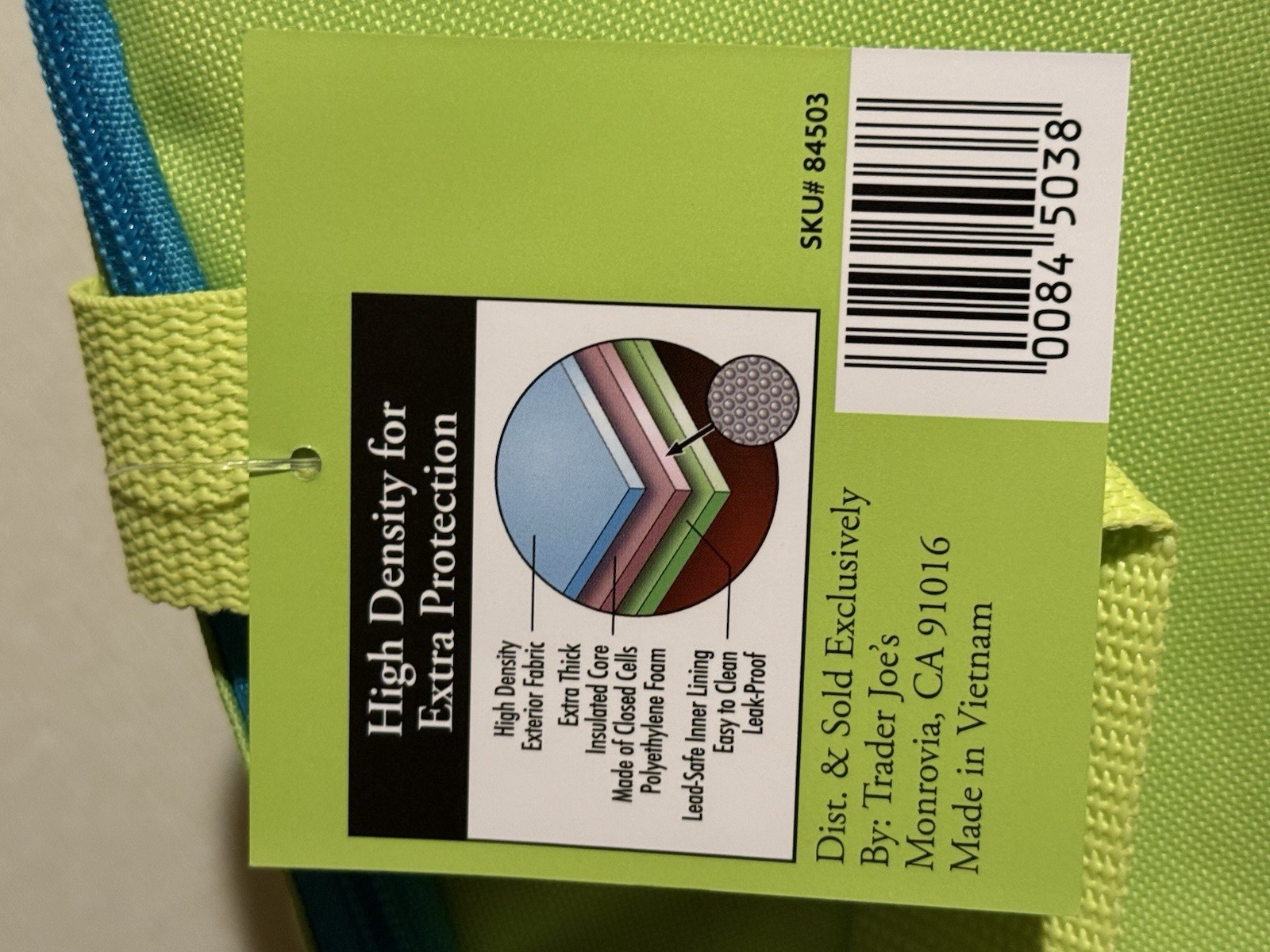 Trader Joe’s 2026 Mini Insulated Tote Bag NEW Limited Edition GREEN