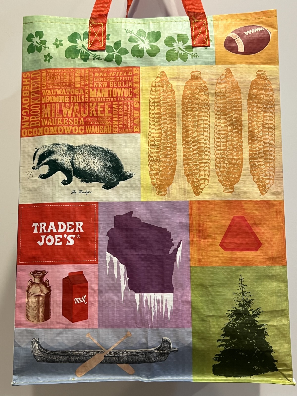 Trader Joe’s WISCONSIN Regional Reusable Shopping Tote Bag – Collect ‘em All!
