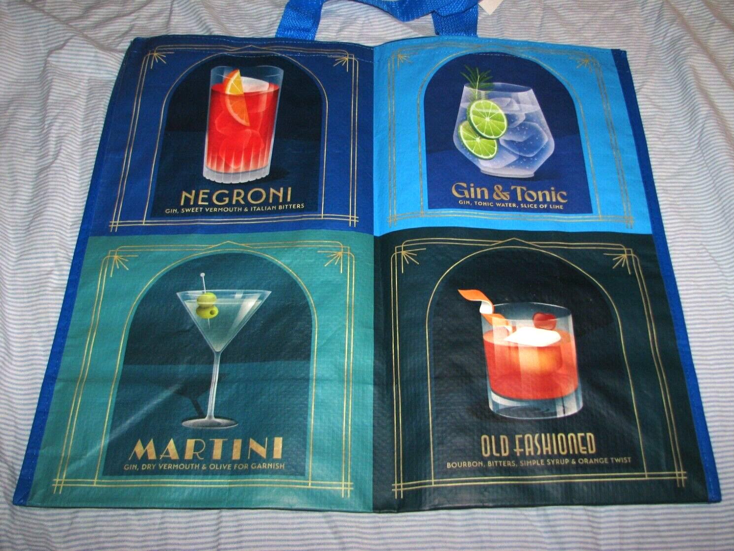 Reuseable Shopping Bag (COCKTAILS) Marshall’s TJ MAXX
