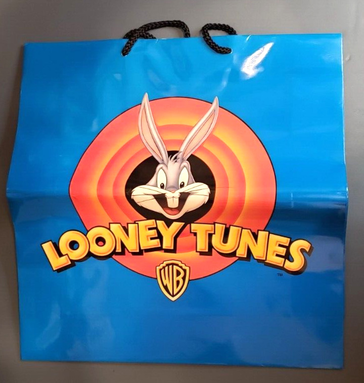 Warner Bros Looney Tunes Bugs Bunny Reusable Large (15″x4.25″x15.5″) Tote Bag