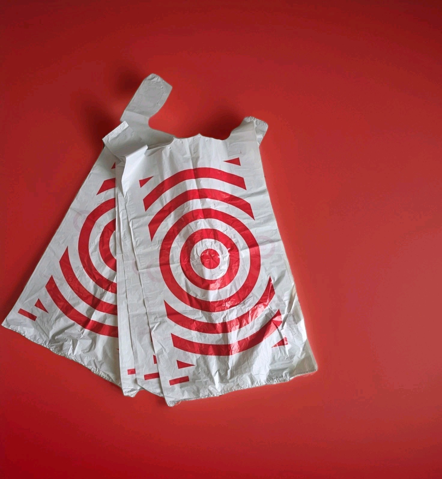 27×15 Target Plastic Grocery Bags Single Use Folded Art Crafts Trash Bag 4 Count