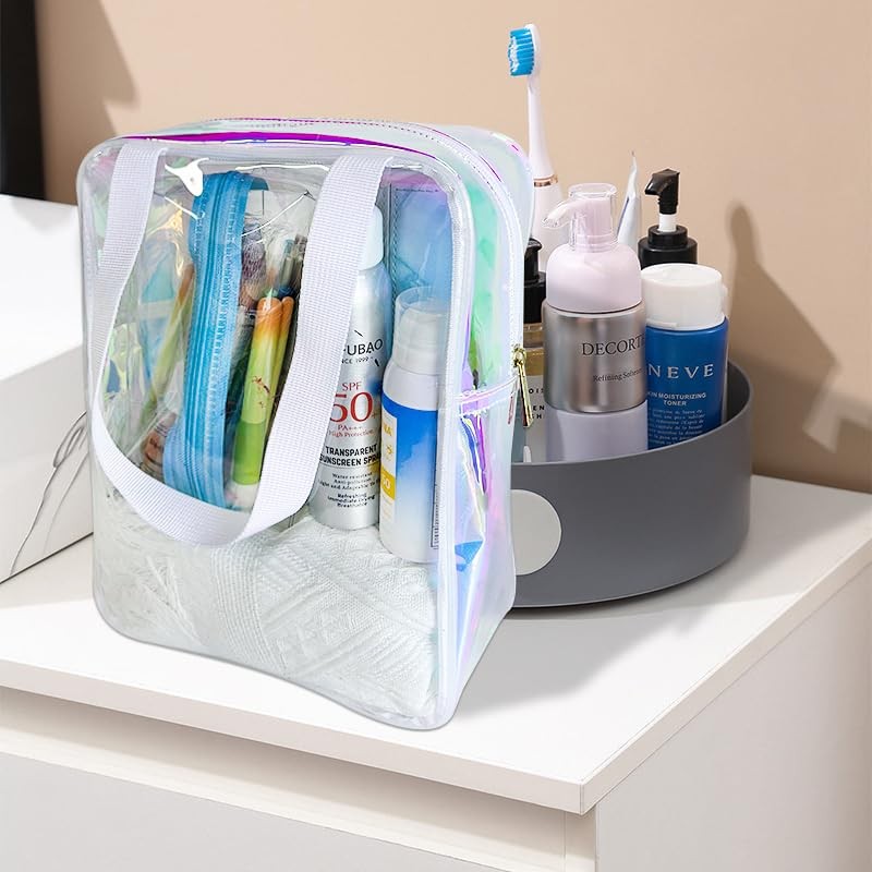 TotePrint Holographic Makeup Bag – 8.66″x11.8″x3.94″, A240035-D2151-437-1012