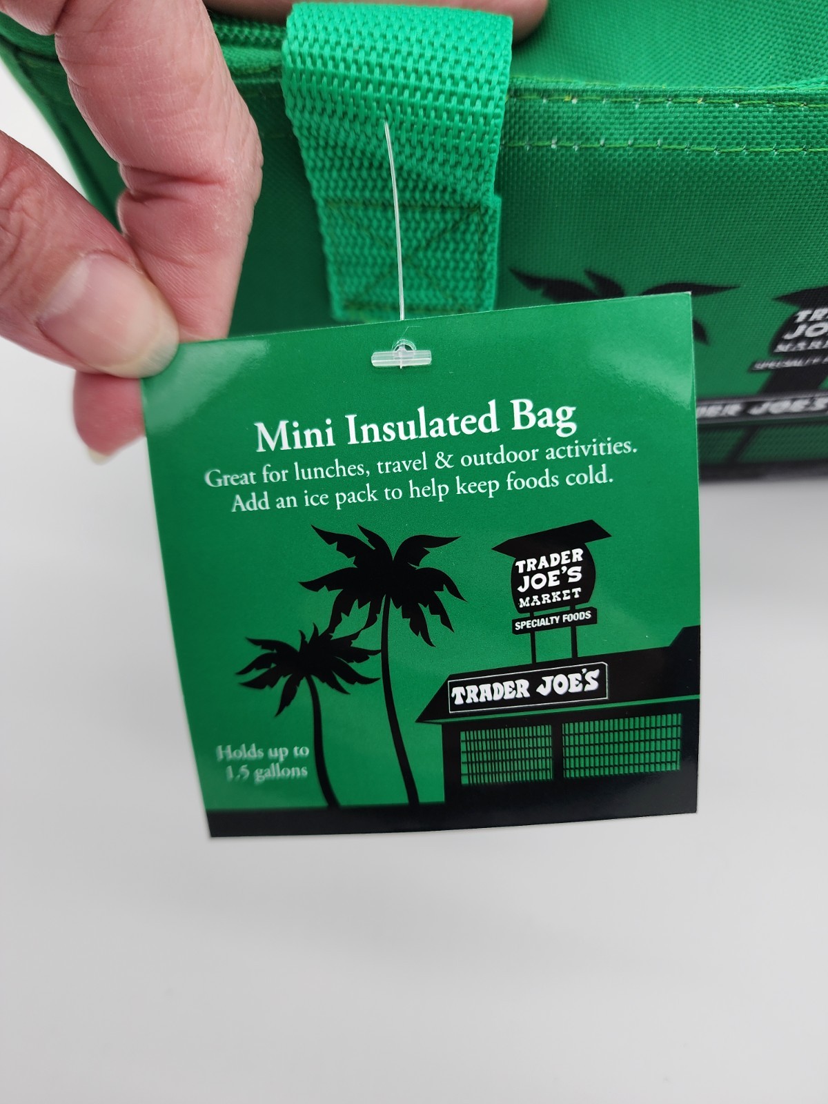 Trader Joe’s Mini Bundle NEW: Lavender Canvas Mini Tote & Emerald Insulated Bag