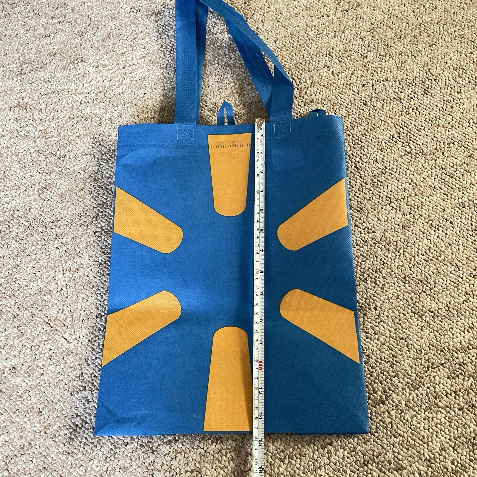 4 Pieces Walmart Reusable Shopping Bag Recycle Groceries Bag Blue